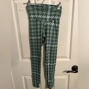 Aerie workout green retro leggings size small